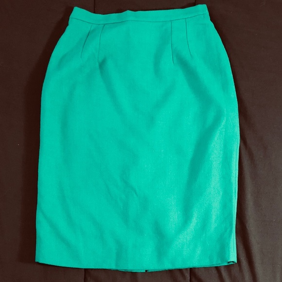 Vintage Green pencil skirt - Picture 2 of 9